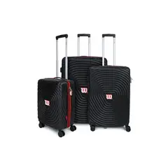 WILSON - Set 3 maletas Pulsar negra S+M+L