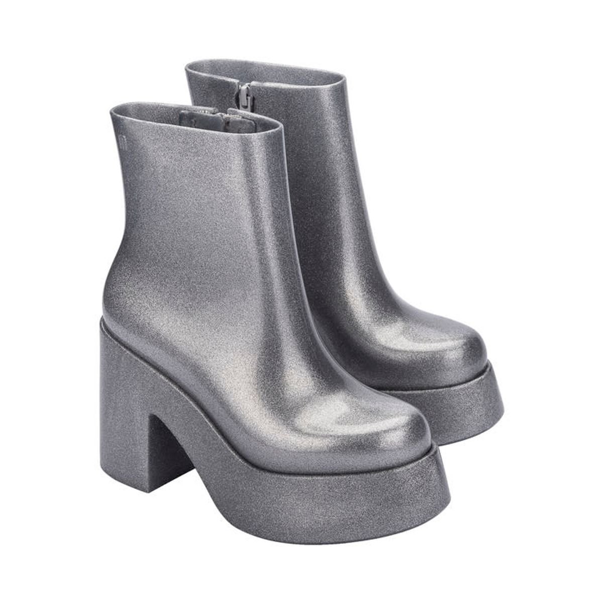 MELISSA - Bota Nubia II Vidrio Glitter Plata Melissa