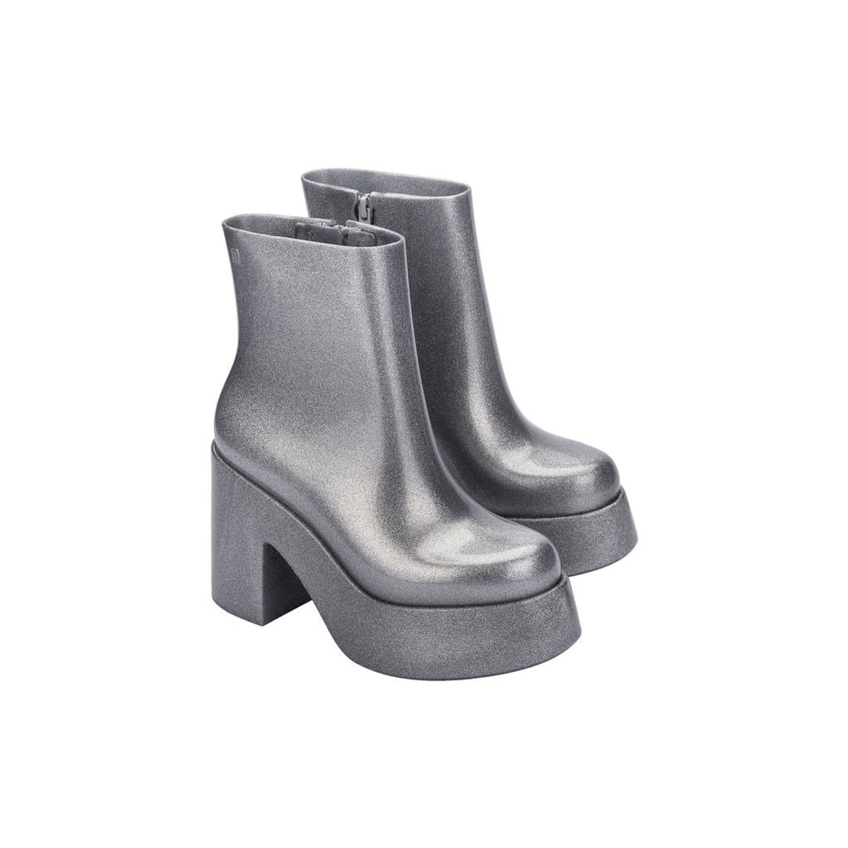 MELISSA - Bota Nubia II Vidrio Glitter Plata Melissa