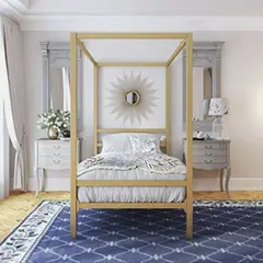 GENERICO - Cama Dosel de Metal tamaño TWIN Dhp