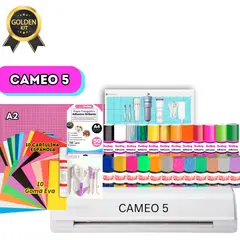 SILHOUETTE - Cameo 5 Blanca full gold