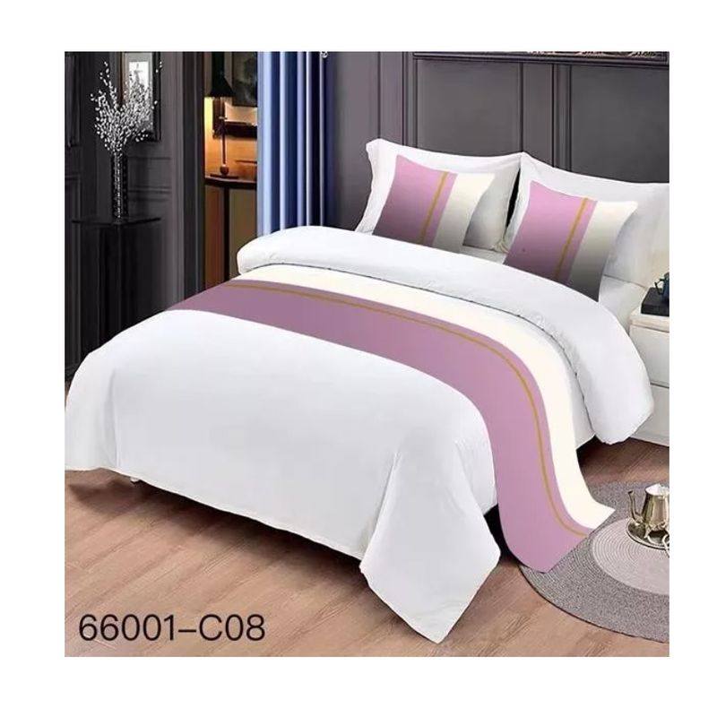 GENERICO - Pieceras Para Cama Decorativa 60x200cm + 2 Fundas 45x45