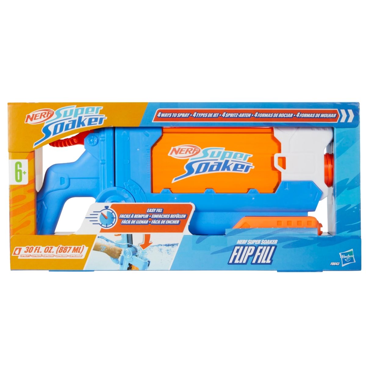 SUPER SOAKER - Lanzador de Agua Super Soaker Flip Fill
