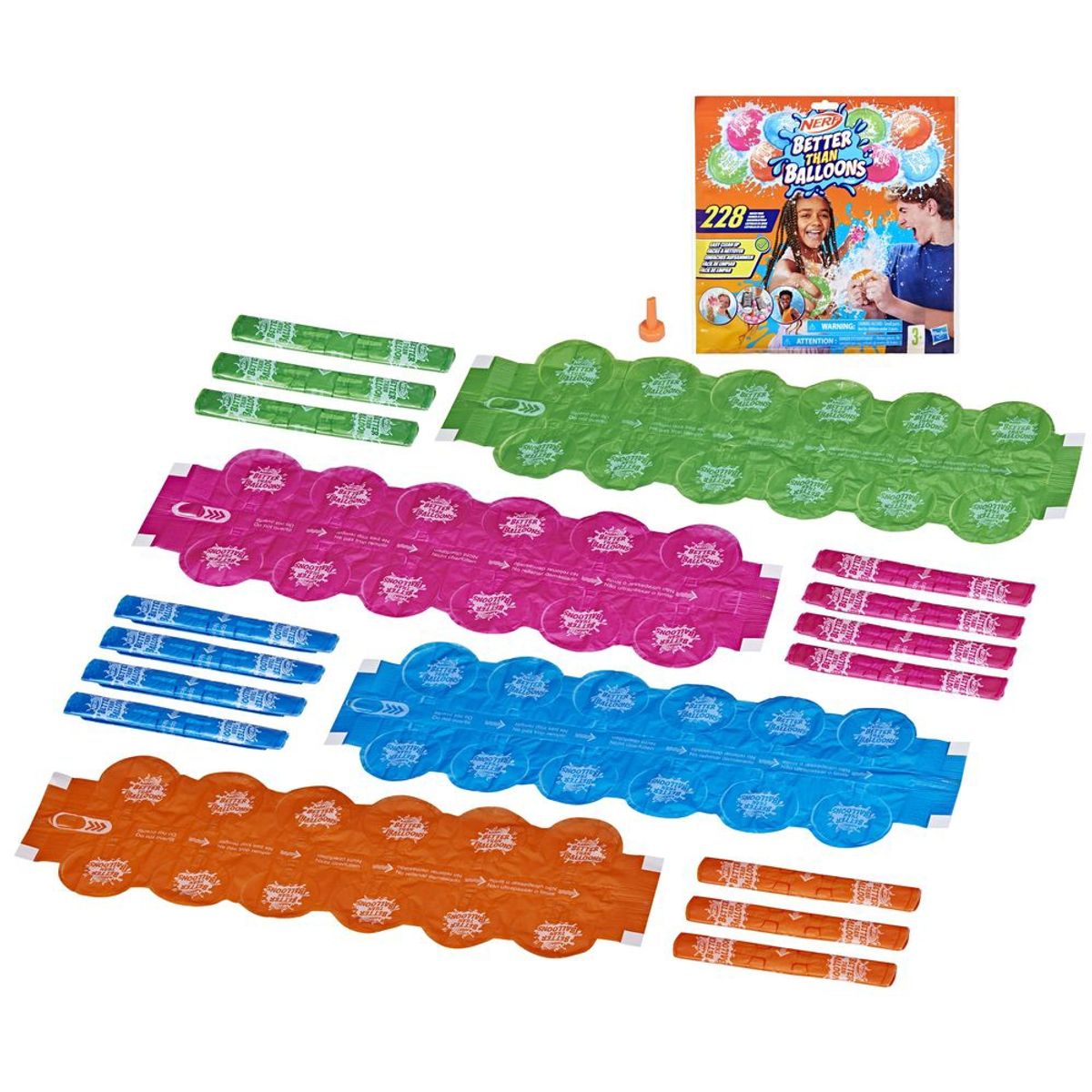 NERF - Cápsulas Nerf Better Than Balloons 228 Cápsulas