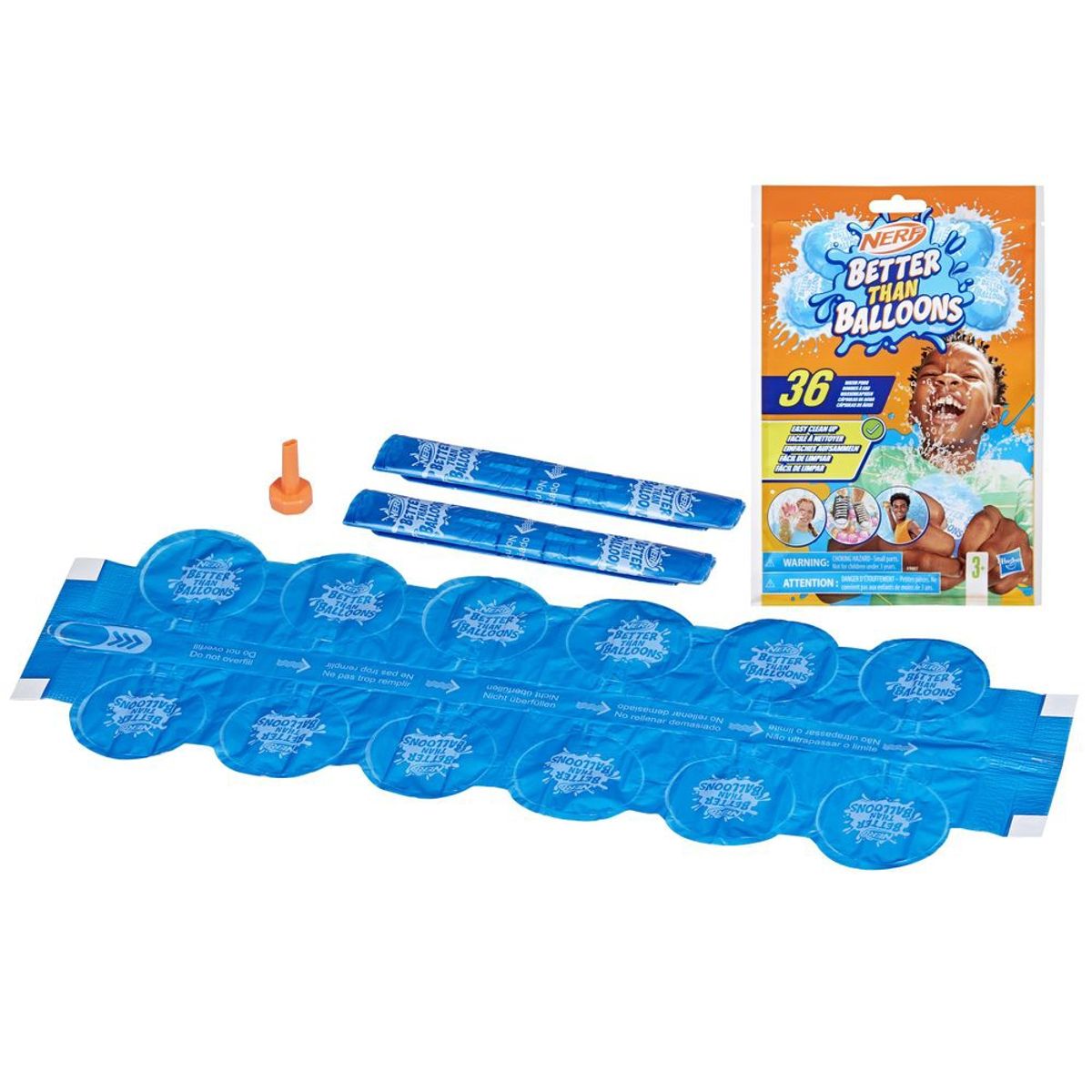 NERF - Cápsulas Nerf Better Than Balloons 36 Cápsulas