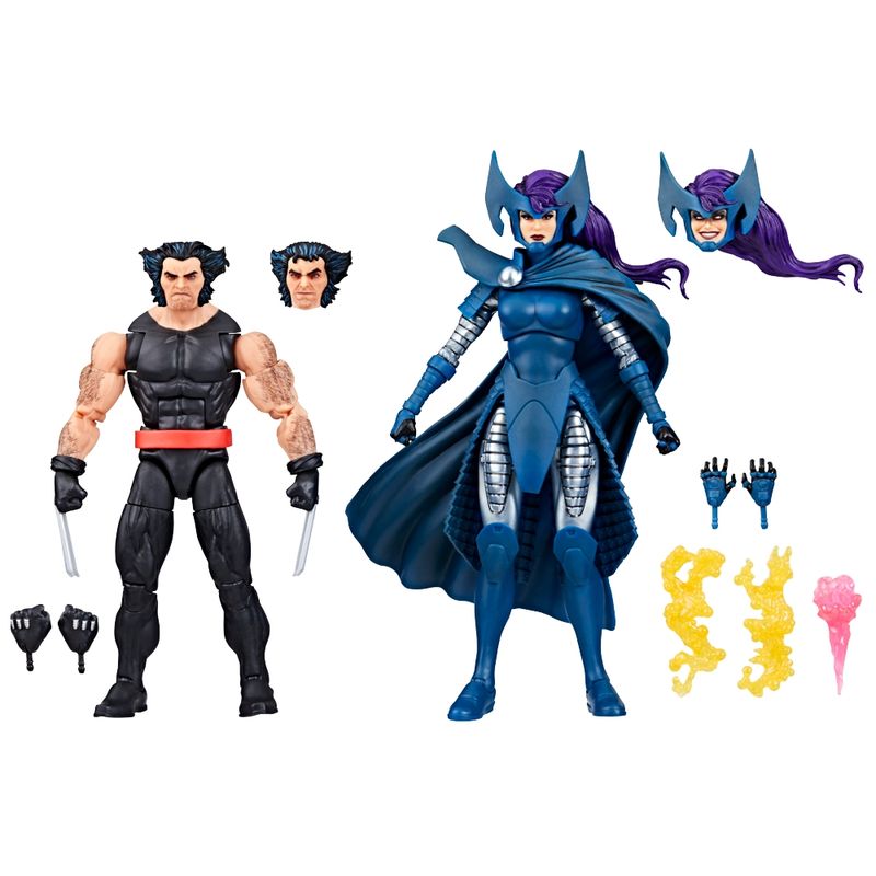 MARVEL - Figura de Acción Marvel Legends Series Wolverine y Psylocke