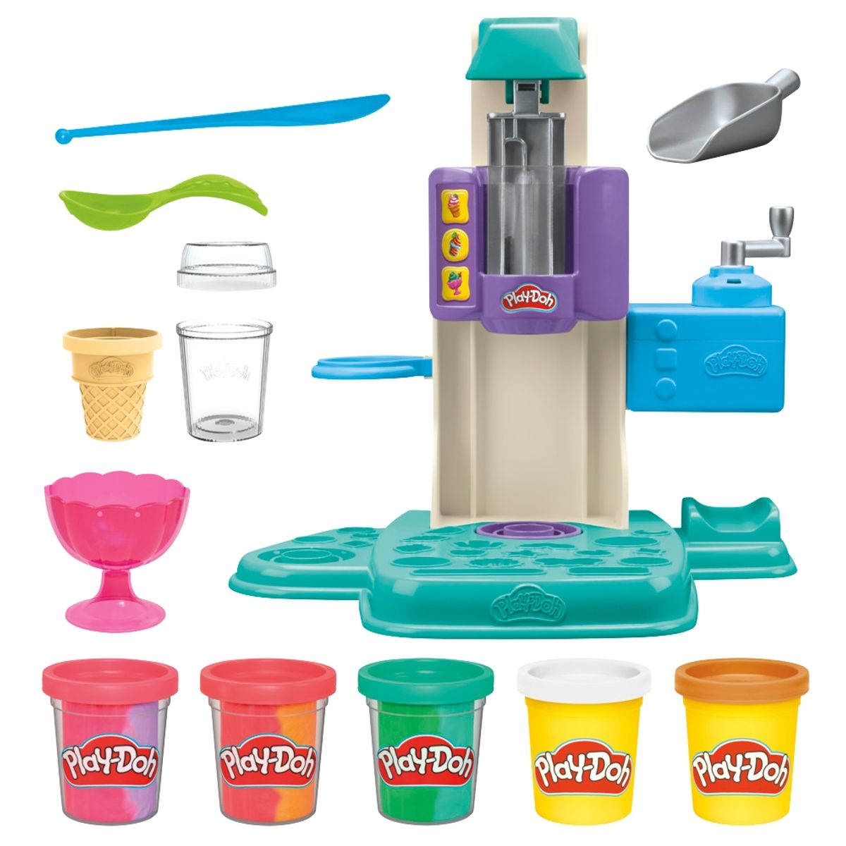 PLAY DOH - Masas y Plastilinas Play-Doh Heladería Multicolor
