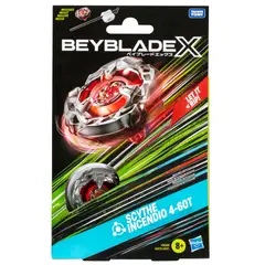 BEYBLADE - Trompo X Kit inicial Scythe Incendio 4-60T