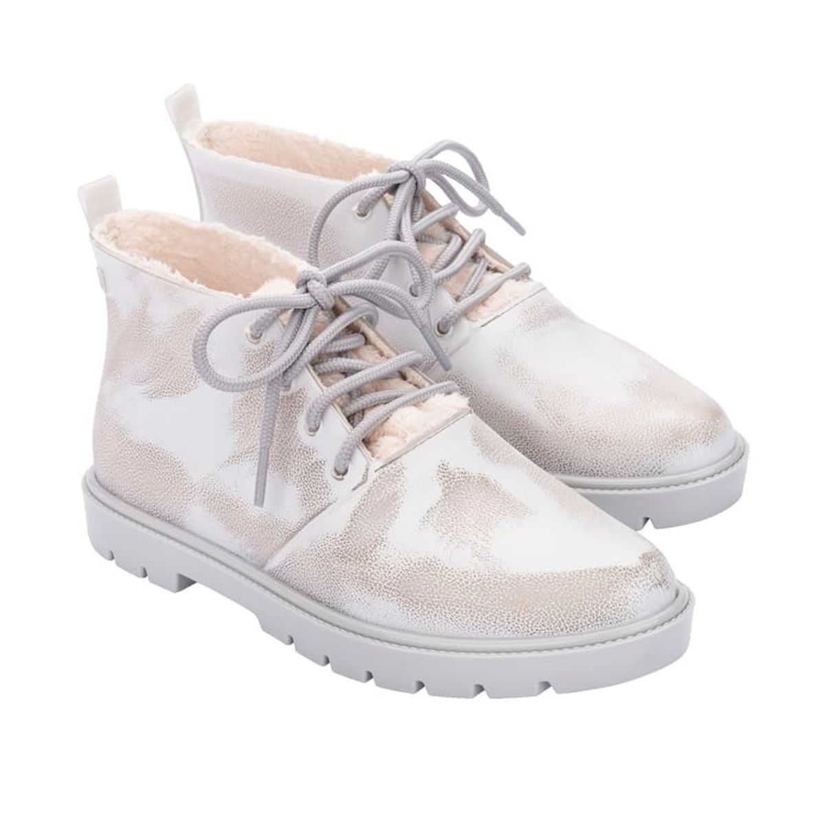 MELISSA - Botín Fluffy Boot Gris Matte Melissa