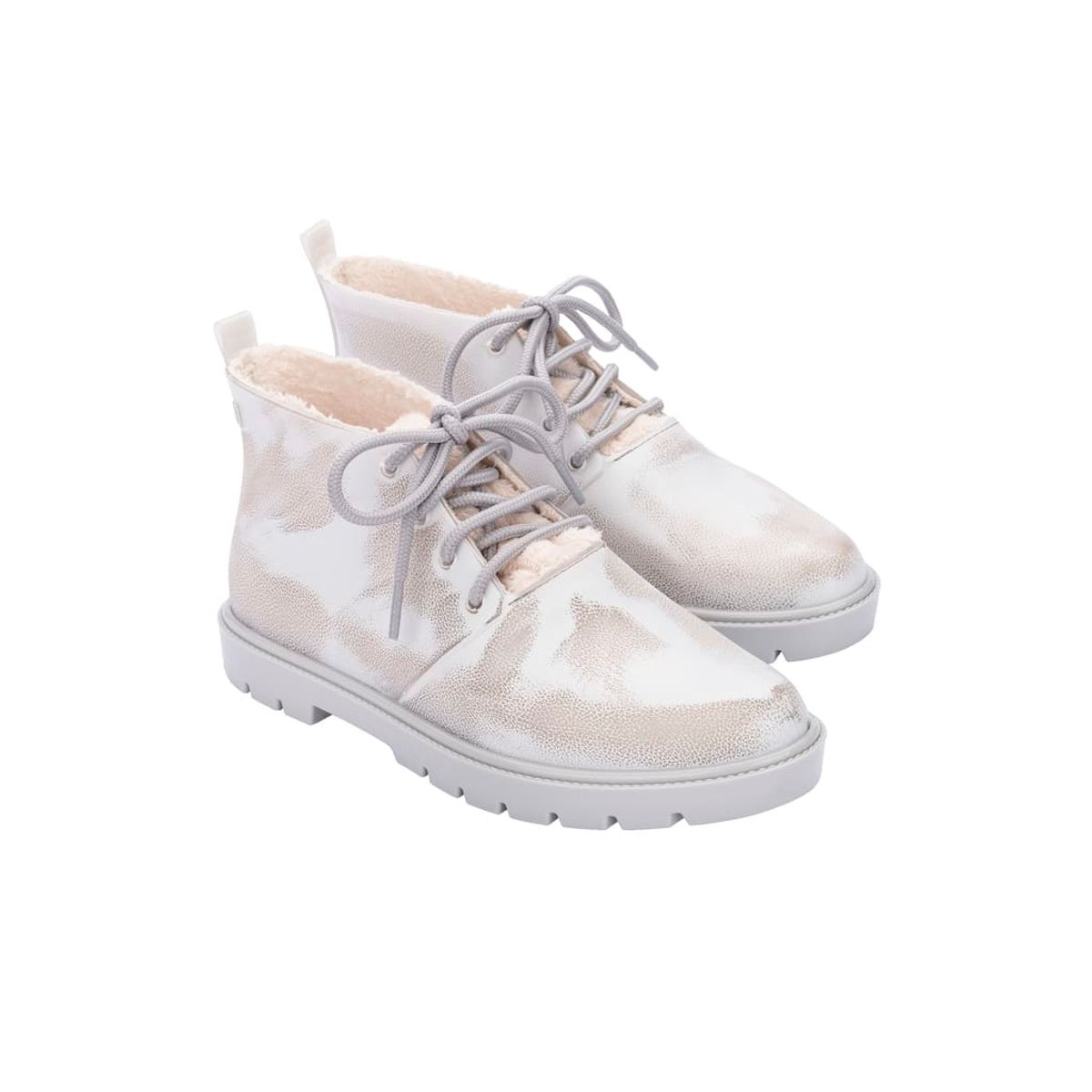 MELISSA - Botín Fluffy Boot Gris Matte Melissa