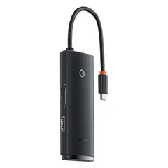 BASEUS - Adaptador WKQX050001 6 Puertos Tipo-C
