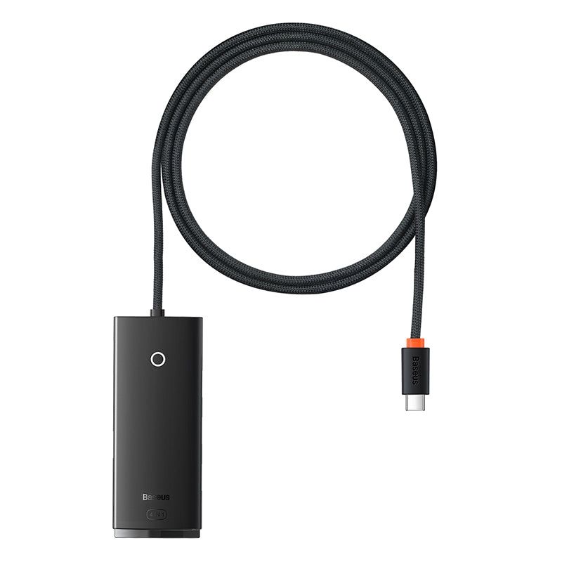 BASEUS - HUB USB Baseus WKQX030401 4 Puertos USB 3.0, Cable 1m