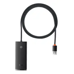 BASEUS - Adaptador HUB 4 en 1 USB-A a USB X4 2 Metros Lite Series