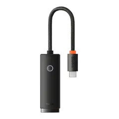 BASEUS - Adaptador de Red Tipo-C a Puerto LAN RJ45 1000 Mbps Negro