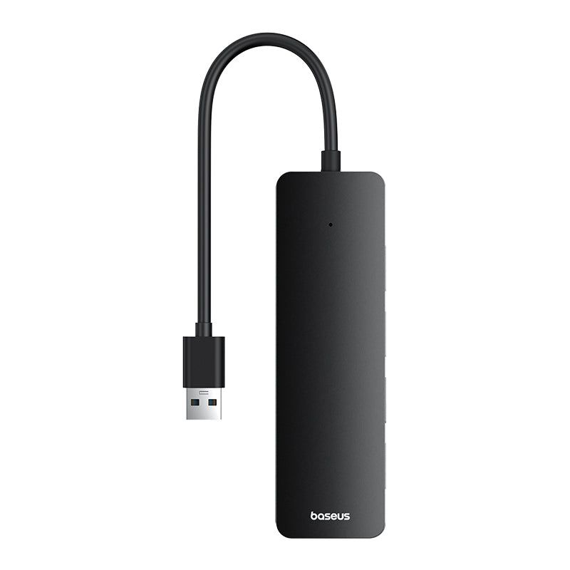 BASEUS - Adaptador Baseus HUB 15cm USB-A a USB 30 X 4 5 Gbps Negro