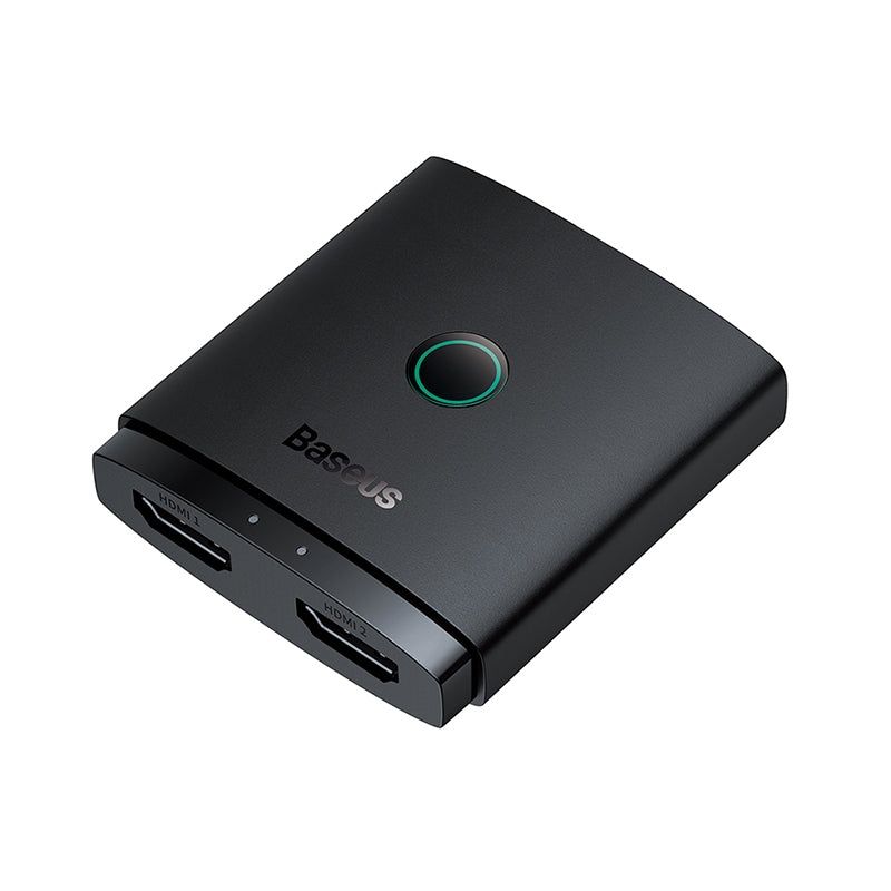 BASEUS - Adaptador 2 en 1 HDMI Bidireccional 4K 60Hz Negro Baseus AirJoy Series