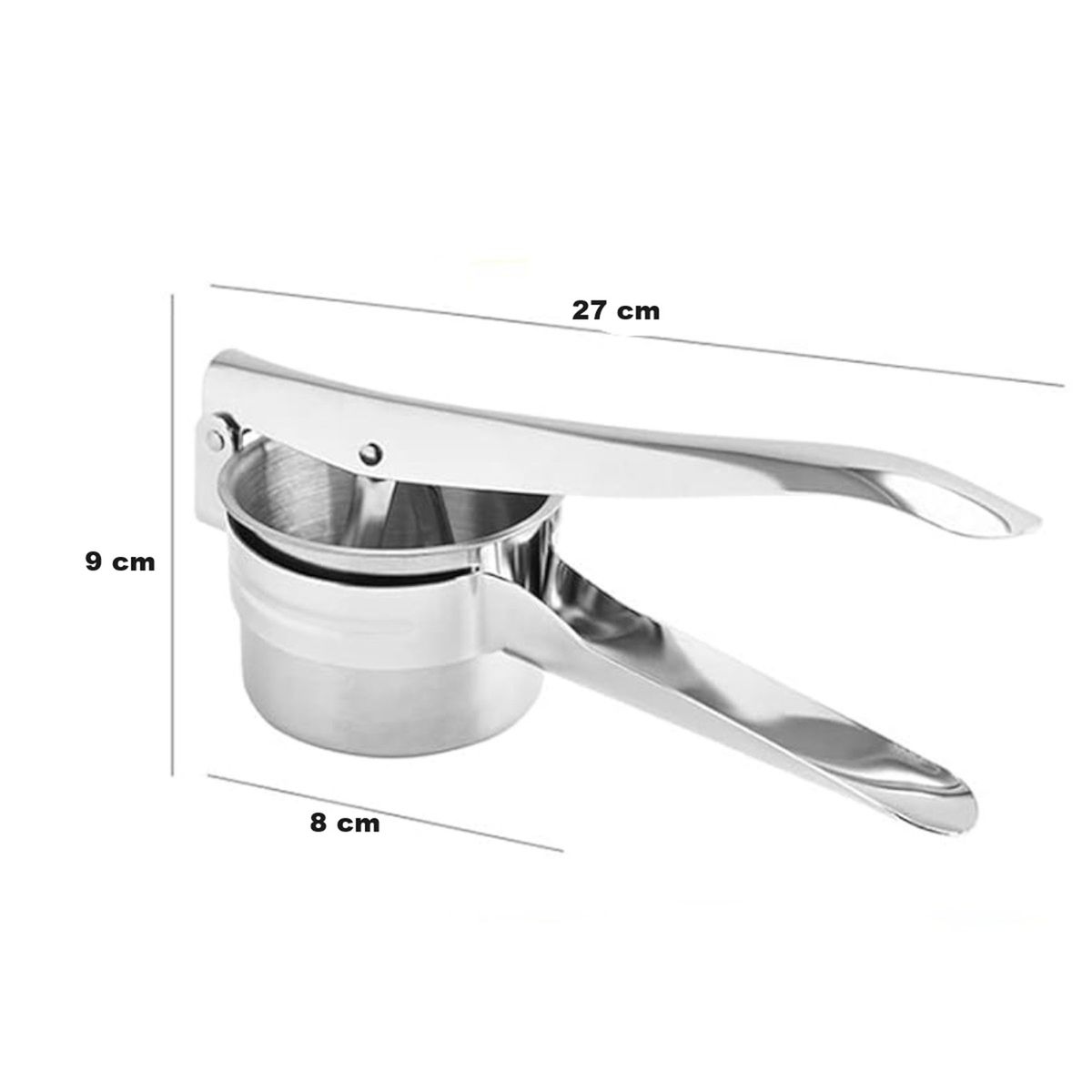 GENERICO - Prensa papa aplasta papas de acero inox