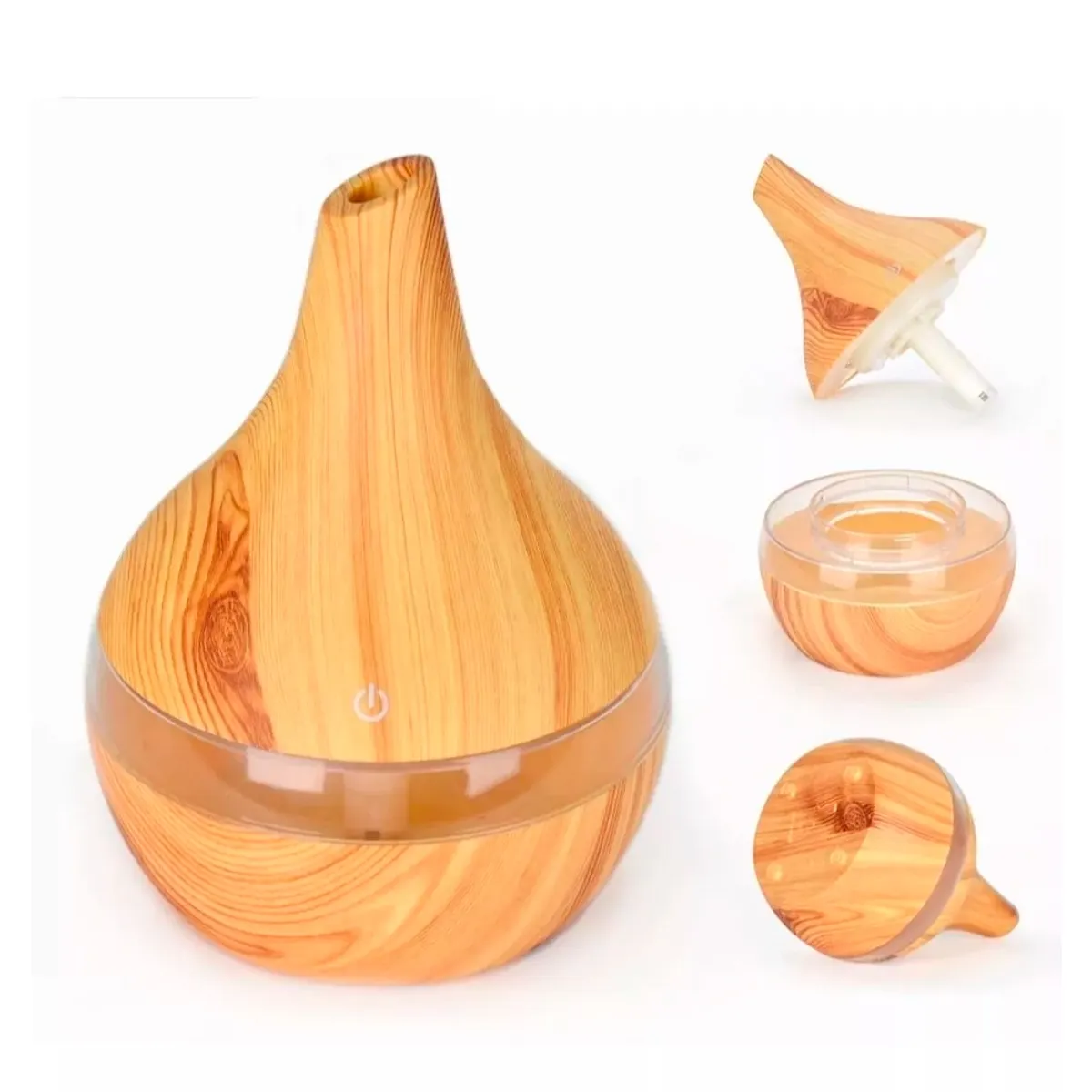 GENERICO - Humidificador Aromatizador color claro Usb rgb  + 12 Esencias