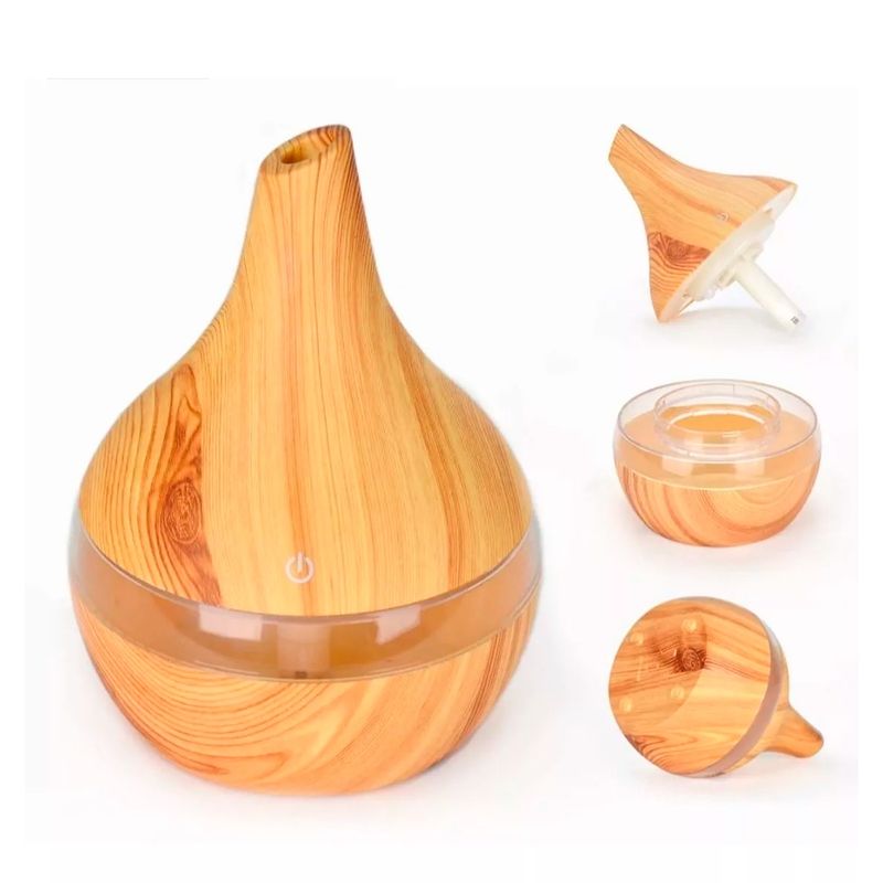 GENERICO - Humidificador Aromatizador color claro Usb rgb  + 12 Esencias