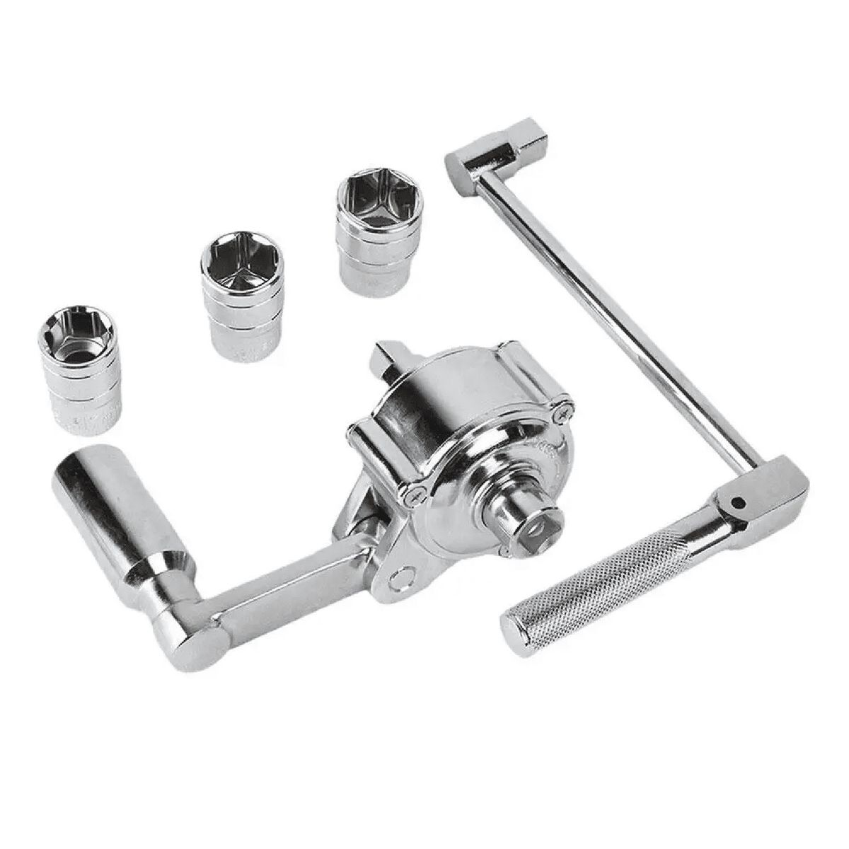 GENERICO - Llave De Ruedas De Cruz Auto Para Gata Botella, Tijera 2 Ton