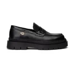 LANDAZURI - Mocasín Cuero Marmara Negro