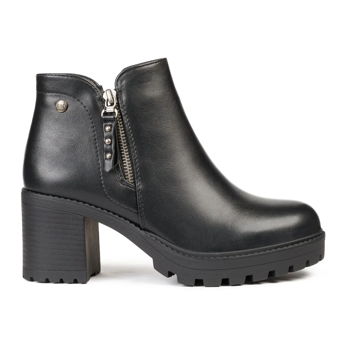 BOTELI - Botín Mujer Negro Liso Jun Boteli