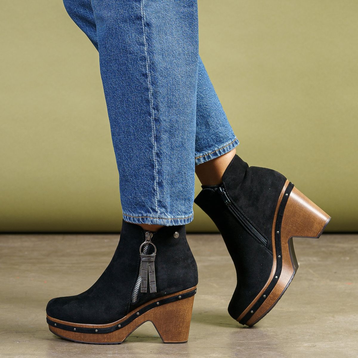 BOTELI - Botín Mujer Negro Suzume Boteli