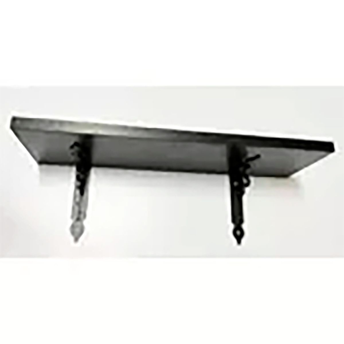 GENERICO - Repisa Decoracion Para Cuadro Cn Escuadra 40x12cm Negro