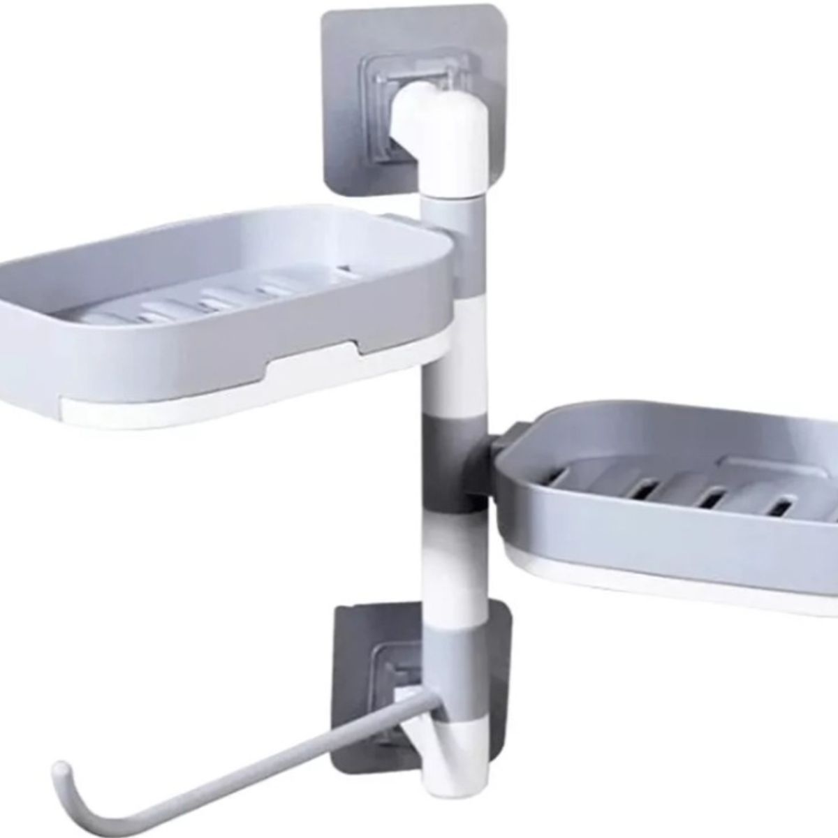 GENERICO - Jabonera Giratoria Organizador De Ducha Jabonera Toalla y Baño Negro