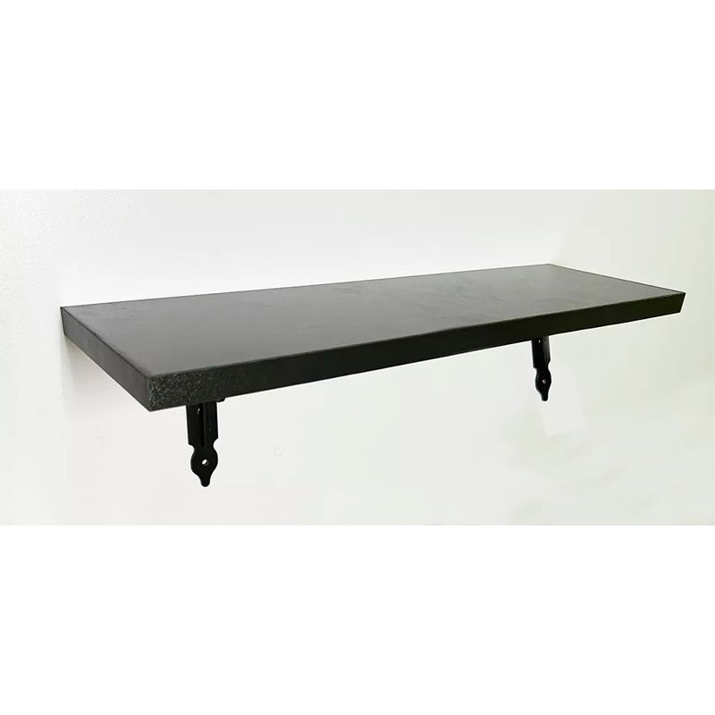 GENERICO - Repisa Decoración Para Cuadro Cn Escuadra 50x15cm Negro