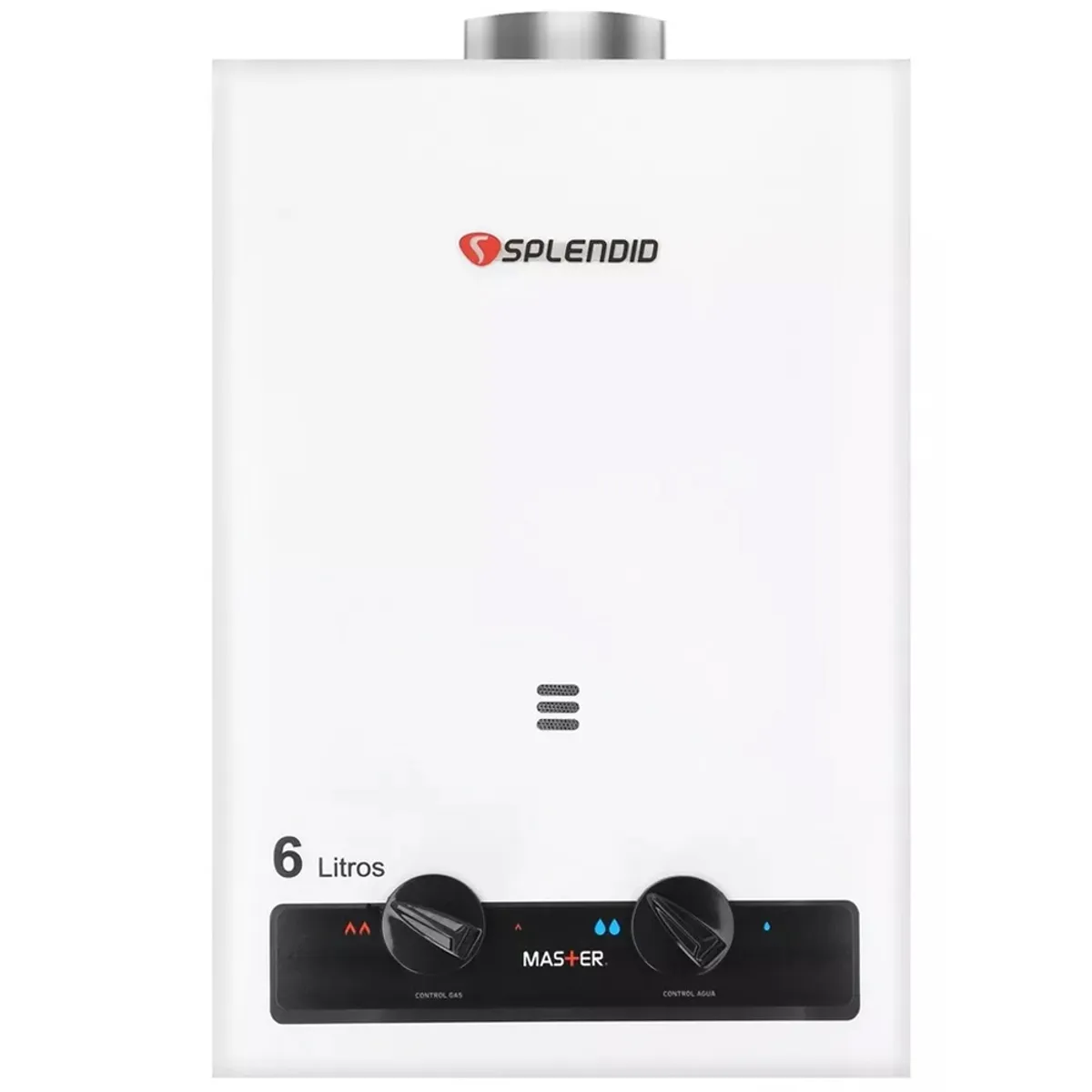 SPLENDID - Calefont 6 litros Gas licuado Tiro natural Splendid