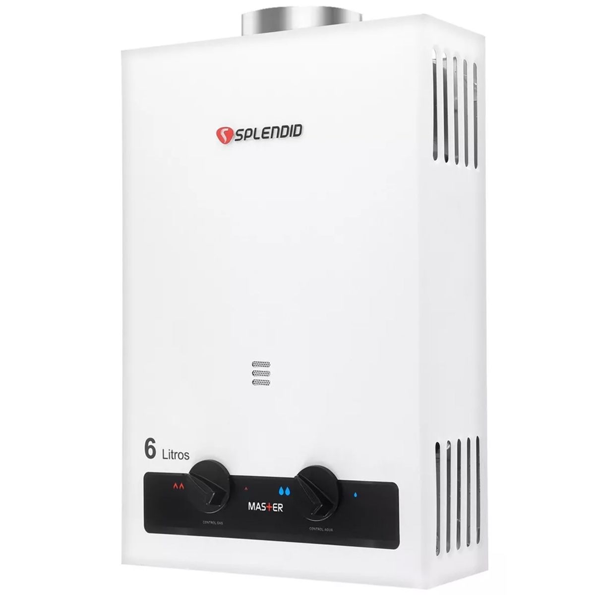SPLENDID - Calefont 6 litros Gas licuado Tiro natural Splendid