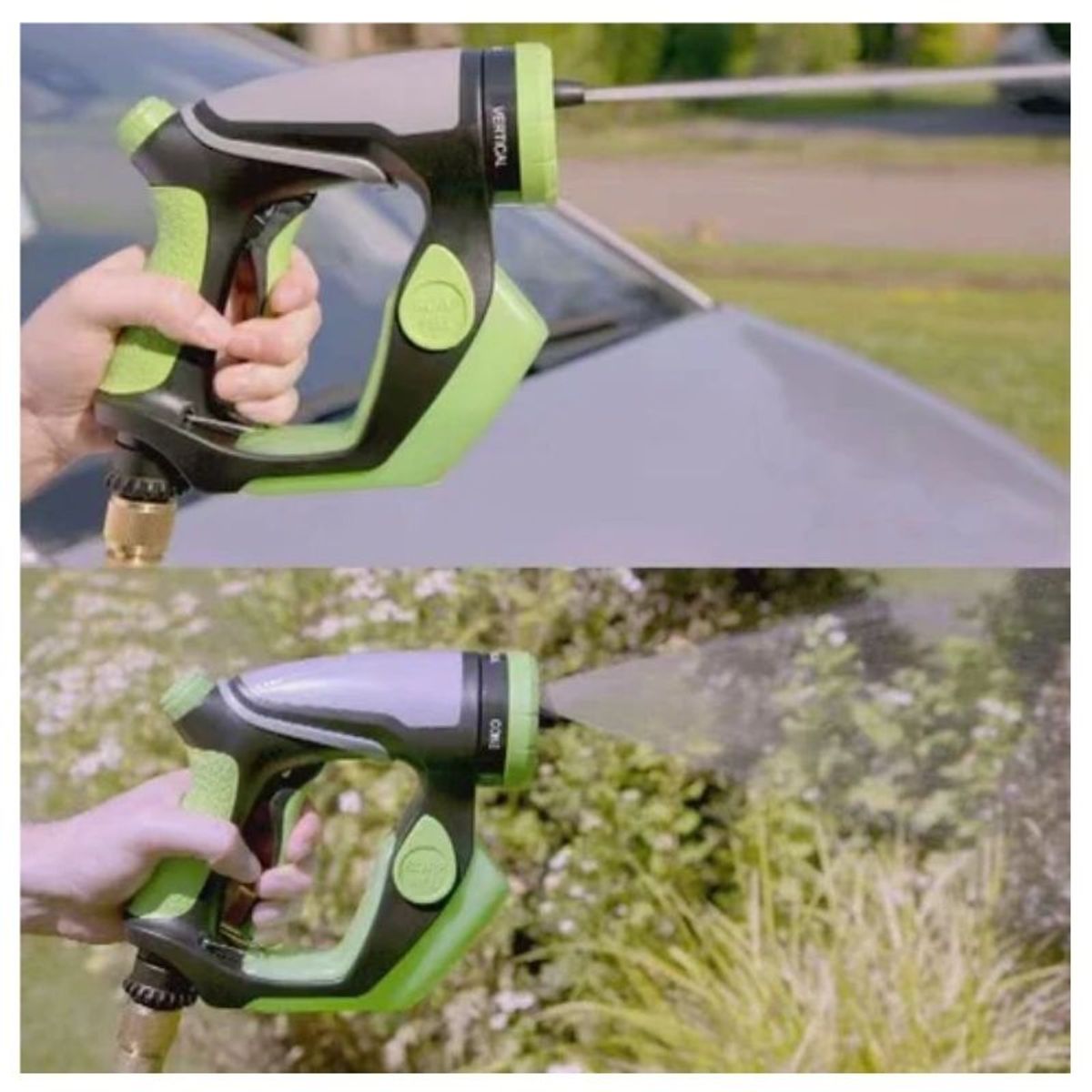 GENERICO - Pistola Rociadora De Agua 4 En 1 Para Jardin y Lavado De Auto