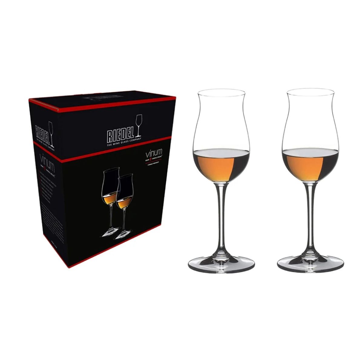 RIEDEL - SET 2 COPAS VINUM COÑAC HENNESSY