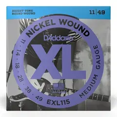 DADDARIO - Set 6 Cuerdas para Guitarra Eléctrica D'Addario EXL 115