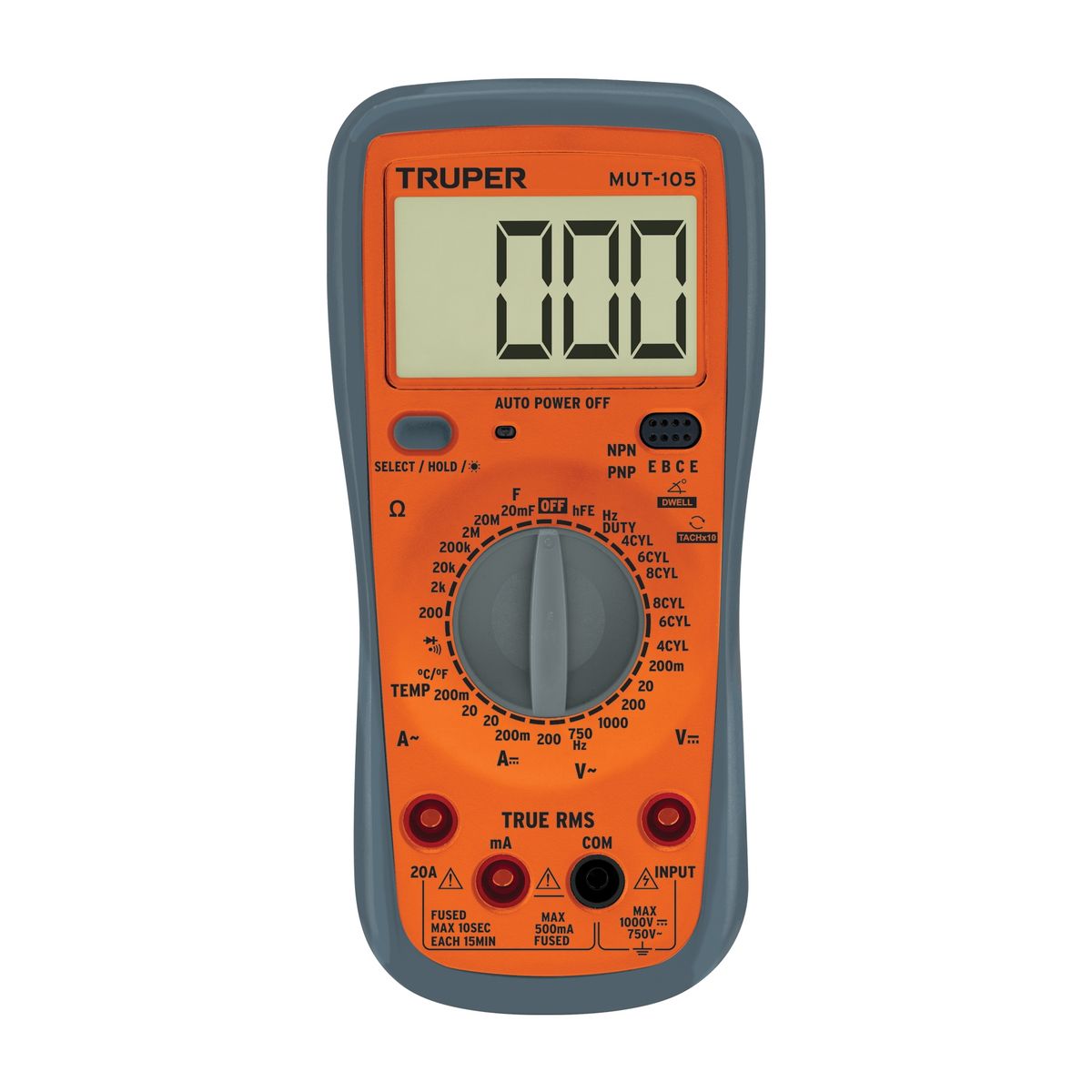 TRUPER - Multimetro Digital Profesional Mut-105