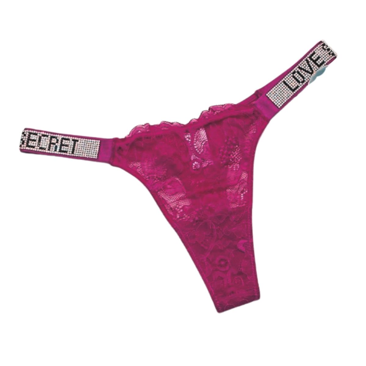 GENERICO - colaless de encaje con brillos Calzon tanga sexy