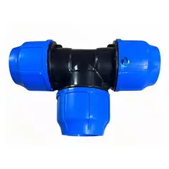 GENERICO - Tee Compresion Hdpe 50mm Plansa Polietileno Manguera