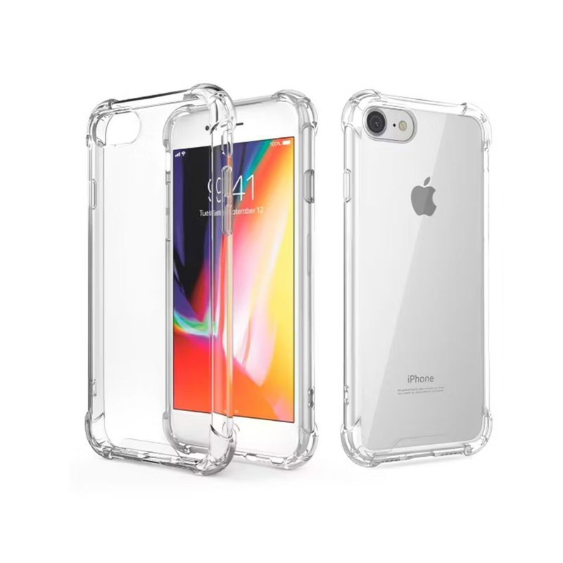 GENERICO - CARCASA PARA IPHONE 8G  SE 2020  SE 2022 TRANSPARENTE