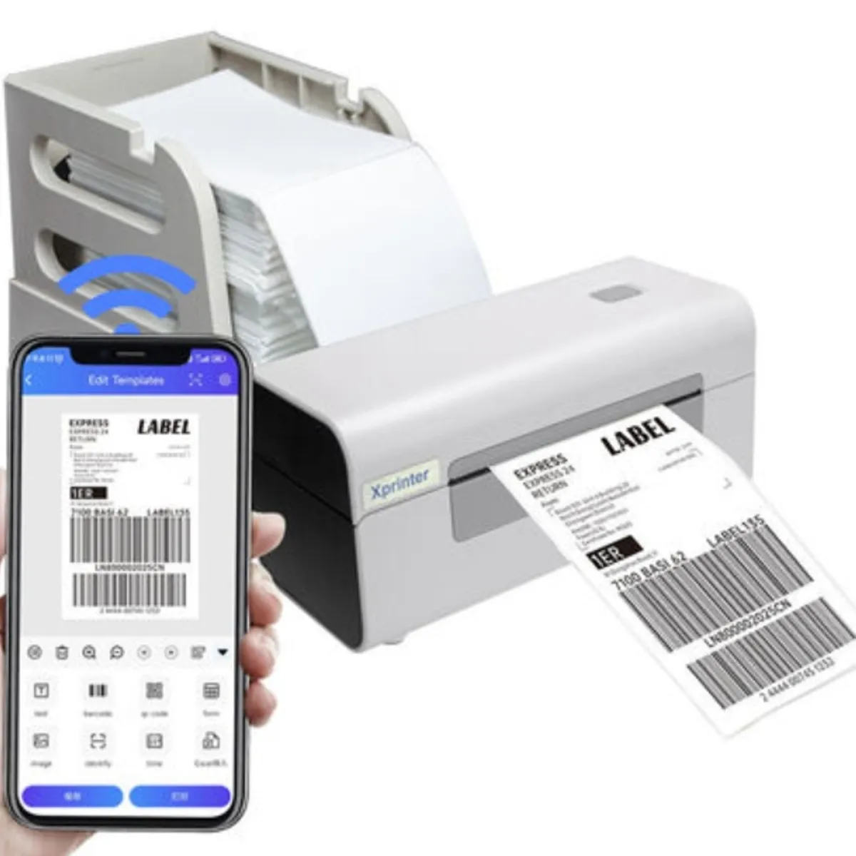 XPRINTER - Impresora de Etiquetas Xprinter XP-D465B fácil uso