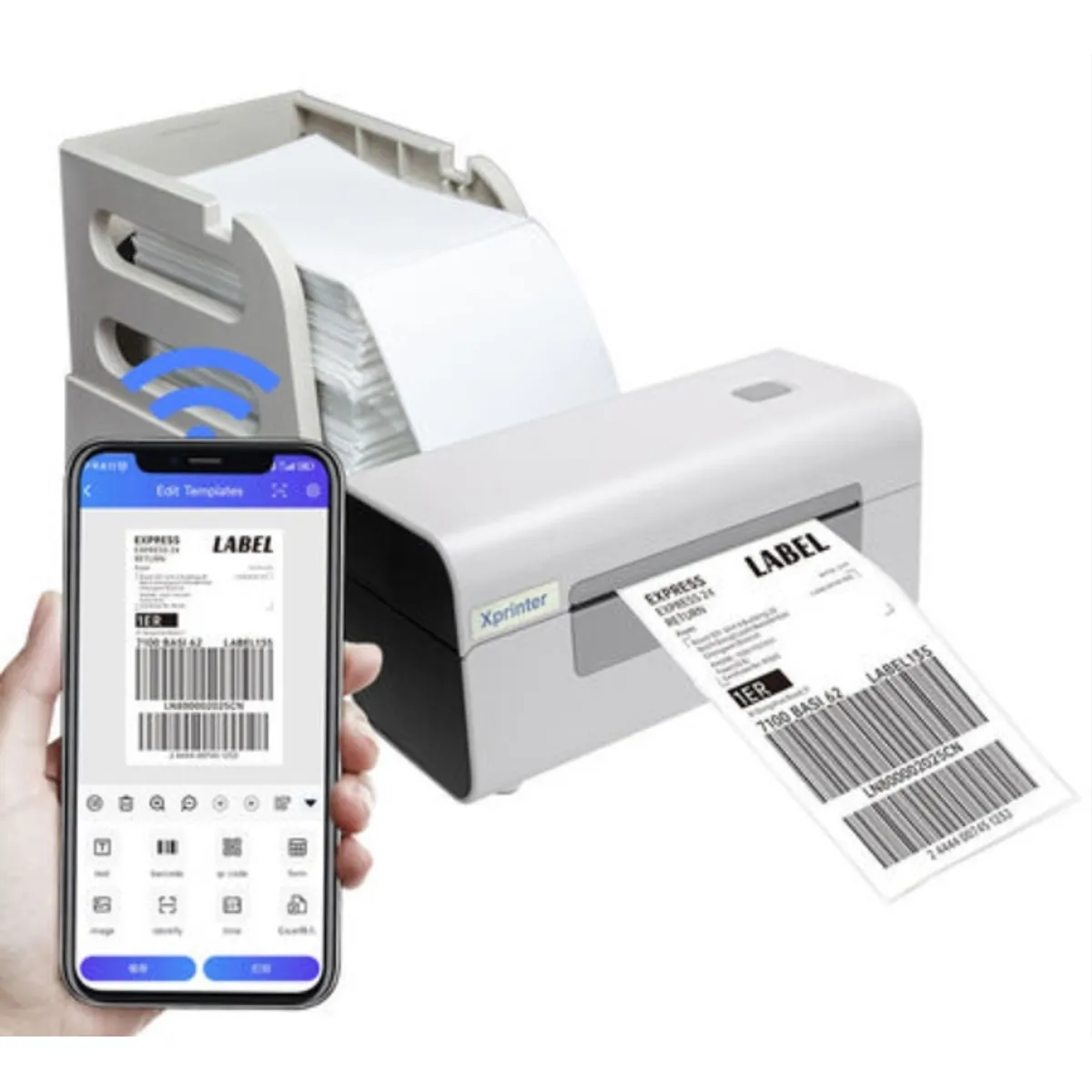 XPRINTER - Impresora de Etiquetas Xprinter XP-D465B fácil uso