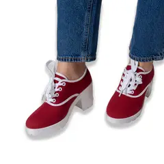 CHINITOWN - Zapatilla Mujer Rojo Faylinn