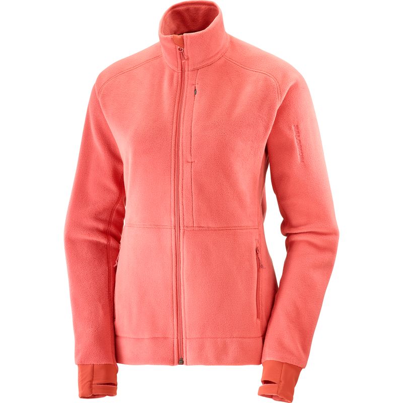 SALOMON - Polerón Mujer Essential Mifleece Fz W Salmon Salomon