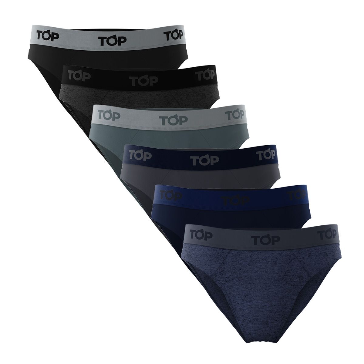 TOP - Slip Algodón Pack 6 Dioses C1 Top.