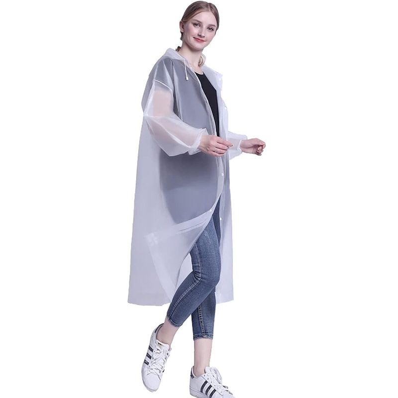 GENERICO - Capa Poncho Impermeable Lluvia Viento Estándar Adulto Gorro