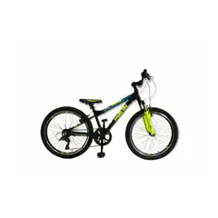 POWERBIKE - BICICLETA ARO 24 GALAXY NEGRA - VERDE