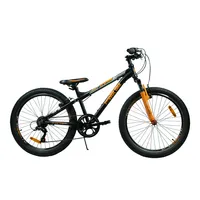 BICICLETA ARO 24 GALAXY NEGRA - NARANJO