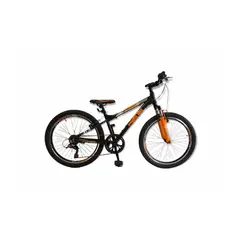 POWERBIKE - BICICLETA ARO 24 GALAXY NEGRA - NARANJO