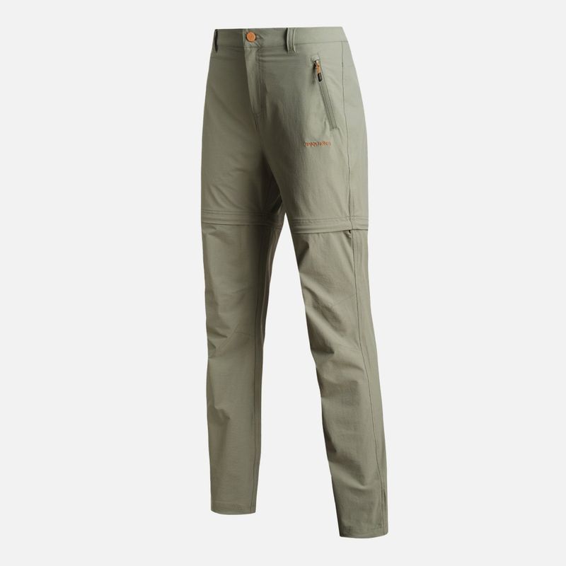 HAKA HONU - Pantalon Mujer Desmontalo Verde Claro Haka Honu