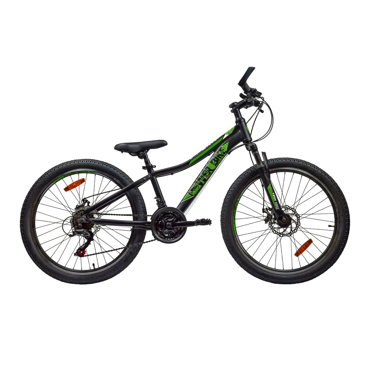 POWERBIKE - BICICLETA ARO 24 SKYLER POWERBIKE NEGRA - VERDE